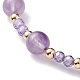 Ensembles de bracelets de perles de pierres précieuses mélangées naturelles et synthétiques BJEW-JB06518-5
