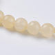 Topaz natural jade perlas hebras X-G-G515-6mm-03A-3