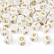 Biyun 52pcs 26 perles de silicone écologiques de qualité alimentaire SIL-BY0001-05-2