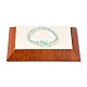 Bandeja de exhibición de pulseras de joyería de madera rectangular ODIS-P008-17A-5