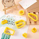 18 шт. 18 пластиковых формочки для глины DIY-FW0001-21-5