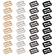 Olycraft 32 pz 4 colori fibbie per cinturini per biancheria intima in lega di zinco FIND-OC0003-08A-1