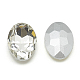 Cabujones de cristal con rhinestone RGLA-T080-10x14mm-3