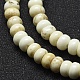 Chapelets de perles en howlite naturelle TURQ-F008-03-6x3.5mm-3