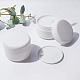 Benecreat 10 pack bocaux cosmétiques en plastique blanc de 100 ml avec couvercles en dôme à doublure intérieure DIY-BC0001-99-6
