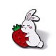 Пасхальная тема кролик эмалированная булавка JEWB-E018-02EB-04-1