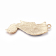Pendentifs d'émail en alliage&nbsp;X-ENAM-O035-02G-2