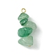 12шт 12 стиля подвески из натуральных и синтетических смешанных драгоценных камней PALLOY-JF02499-01-3