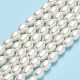 Fili di perle di perle d'acqua dolce coltivate naturali PEAR-J006-20A-01-2