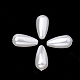 Hebras de perlas de imitación de plástico ecológico MACR-S286-F-04-3