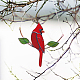 Kolibri-Anhänger aus Eisen AJEW-WH0261-87-6