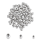 Unicraftale ca. 60 Stück 3 Größen 4/5/6mm Barrel Abstandsperlen Edelstahl lose Perlen 1.8~3mm Loch Perle Suche für DIY Armbänder Halsketten Schmuckherstellung STAS-UN0005-66-1