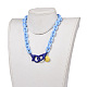 Personalisierte Acryl-Kabelketten-Halsketten NJEW-JN02868-5