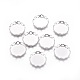 316 Surgical Stainless Steel Lace Edge Bezel Cups X-STAS-I118-07P-04-1