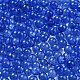 蓄光バブルビーズ  DIYの3 Dネイルアートの装飾ミニガラスビーズ  小さなキャビアネイルビーズ  ブルー  2~2.5mm  約2100個/袋 SEED-E005-01A-3