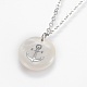 Brass Real Platinum Plated Cable Chains Pendant Necklaces NJEW-JN02259-03-2