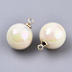 Ciondoli perla d'epoca acrilica OACR-N010-020C-01-4