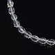 Tropfen Kristallglas Perlen Stränge GLAA-F022-C01-1