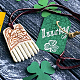 Globleland Lucky Grass Hintergrund Clear Stamps St. Patrick Day's Day Silikonstempel DIY-WH0167-57-0100-3