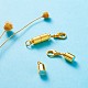 Brass Magnetic Clasps Converter KK-TAC0001-01G-3