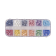 12 Farben pearlized überzogene handgemachte Porzellan Cabochons PORC-JP0001-14-C-2