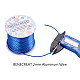 BENECREAT 12 Gauge(2mm) Aluminum Wire 100FT(30m) Anodized Jewelry Craft Making Beading Floral Colored Aluminum Craft Wire - Blue AW-BC0001-2mm-01-6