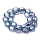 Electroplate Glass Beads Strands EGLA-S072-24x20mm-M-2