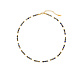 Collane con perline di lapislazzuli naturali e perle MG1904-4-1