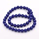 Synthesis Natural Lapis Lazuli Round Bead Strands G-L281-4mm-07-2