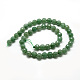 Verde naturale perline avventurina fili G-Q462-80-8mm-3