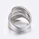 304 anelli in acciaio inox RJEW-H125-13G-3
