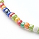Glass Beads Stretch Bracelets BJEW-JB06414-7