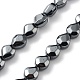 Chapelets de perles hématite synthétique sans magnétique G-H303-B25-1