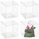 Emballage cadeau en plastique transparent pour animaux de compagnie CON-WH0052-6x6cm-1