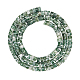 Natürliche grüne Fleck Jaspis Perlen Stränge G-AR0004-12-1