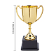 Copa de trofeo pequeña de plástico AJEW-CN0001-05A-2