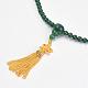 Bouddha méditation bracelets de perles de jade multi-brins X-PJBR010-13-2