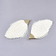 Décorations de gros pendentif pompon en polyester FIND-T042-01-2