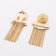 Alloy Stud Earrings EJEW-P146-K01-2