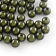 Perles acryliques laquées&nbsp;MACR-Q154-6mm-N04-1