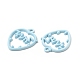 ラックメッキ合金ペンダント  スプレーで描いたイチゴのチャーム  カドミウムフリー＆ニッケルフリー＆鉛フリー  ミックスカラー  27x21.5x2mm  穴：2mm FIND-C018-26-3