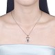 Trendy 925 Sterling Silver Pendant Necklace NJEW-BB30745-3