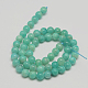 Redondas hebras de perlas naturales amazonite perú G-L448-03-6mm-2