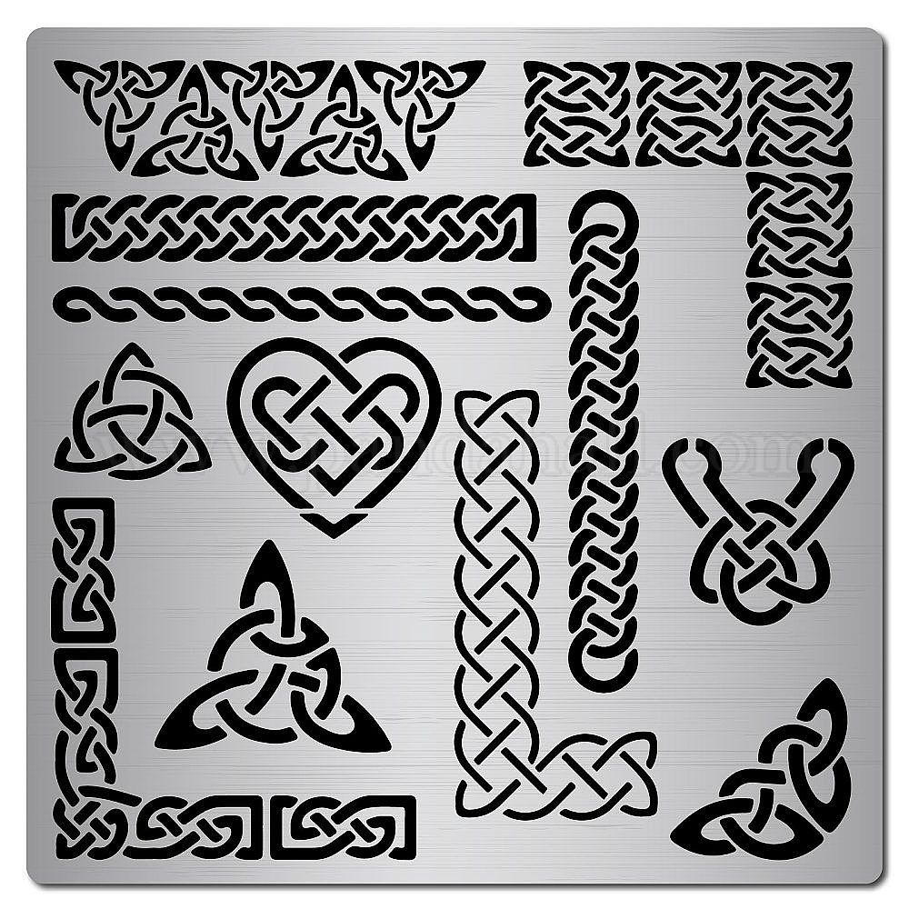 Shop GORGECRAFT 6 3 Inch Metal Celtic Triquetra Knot Stencil Templates shop-gorgecraft-6-3-inch-metal-celtic-triquetra-knot-stencil-templates