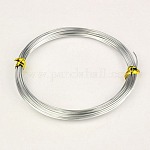 Круглые алюминиевые провода, серебряные, 20 датчик, 0.8 мм, 10 м / рулон