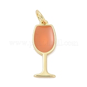 Латунь эмаль подвески KK-U062-02B-03