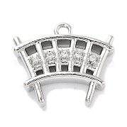 Латунные микро проложить кубического циркония подвески KK-M102-54P