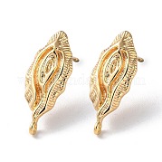 Медные серьги с гвоздиками KK-M264-16G