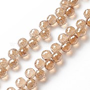 Прозрачные стеклянные бусины GLAA-G096-01G