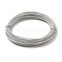 3 Gauge(6mm) Silver Aluminum Wire 23 Feet(7m) Bendable Metal